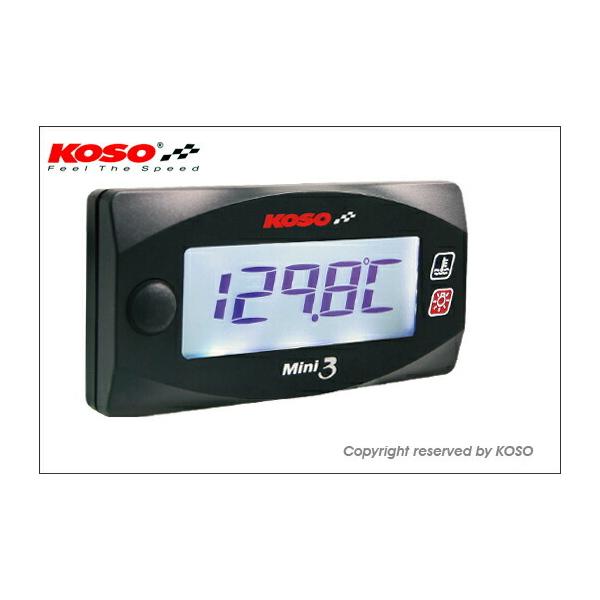 KN企画 KOSO Mini3デジタル（ヘッド温度計）/マジェスティS・S-MAX KS-M3-HTSM  :0705137213:バイクパーツMotoJam !店 通販 