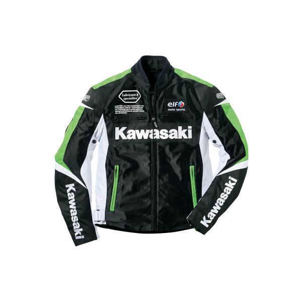 カワサキ（Kawasaki） カワサキ×elf ライディングメッシュジャケット