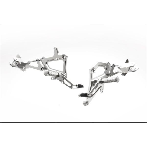 STRIKER スペシャルステップキット Type2 1ポジション（シルバー）/ゼファー750 SS-AA203SLT