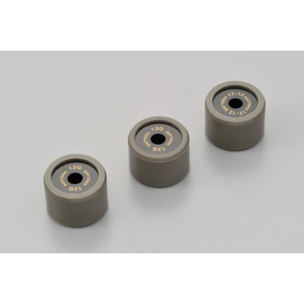 【ネコポス対応】DAYTONA DWRウエイトローラー（φ17×12mm）3個セット スズキ系/アドレス110・アドレスV100・レッツ5・レッツ4系・セピアZZ