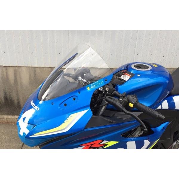 ACRYPOINT GSX-R125 �i18�N-�j �X�g���[�g�^�C�v�X�N���[�� �i�N���A�j 130261