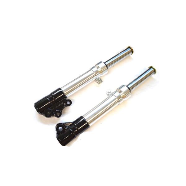 ■適合車種■・リモコンJOG-ZR（03年以降）・リモコンJOG-Z2（03年以降）形式が5SWの「ZR」または「Z2」■詳細■〇インナーチューブ取り付け外径：26mm▲注意点▲※リモコンJOG-ZR（〜02年）は取付外径が25mmとなり横...