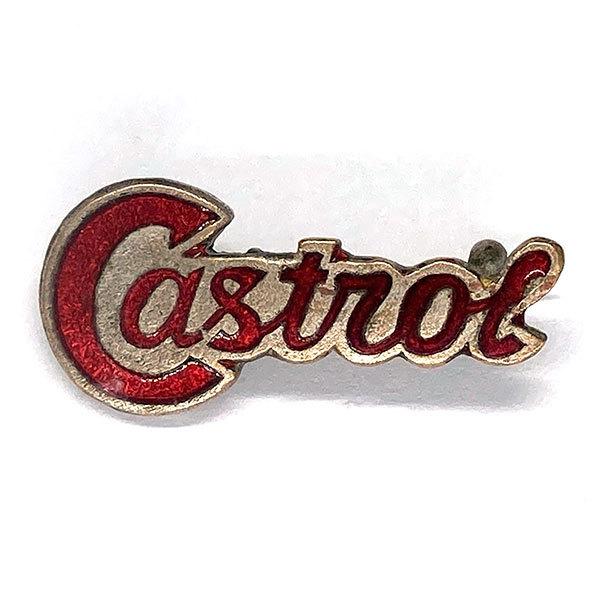 カストロール ロゴ ビンテージ ピンバッジ Castrol Logo Vintage Pin 
