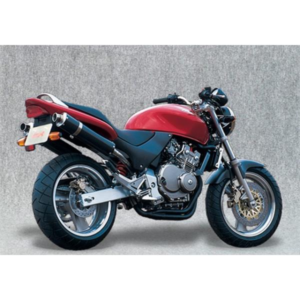 Yamamoto ヤマモトレーシング マフラー HORNET250 SUS SLIP-ON TWIN カーボン 10253-02NCN