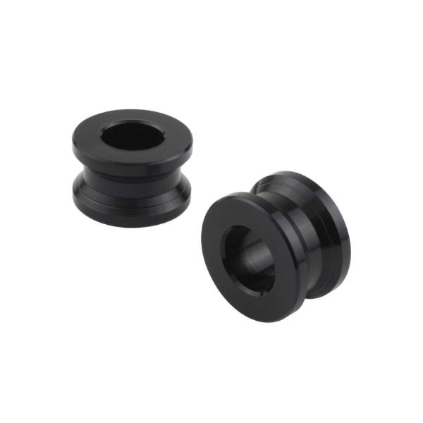 他サイト： 在庫有り POSH Faith ポッシュ フェイス アルミカラースプールタイプ 内径M8 厚さT=10mm（2個入り） ブラック 141008-06の商品画像