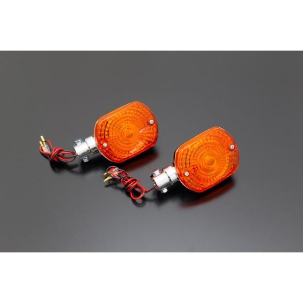 在庫有り PMC ピーエムシー Z1000MK2/Z750FXタイプ ウインカーASSY フロント オレンジ(2個セット) 196-1211