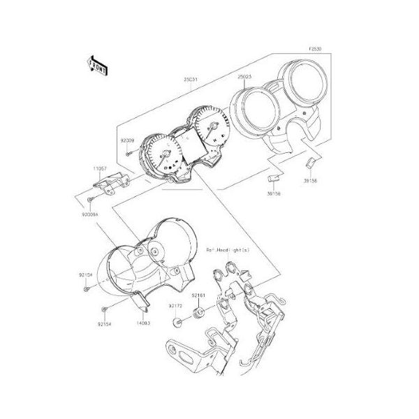 カワサキ Kawasaki カワサキ純正 Z900RS メータアッシ KPH