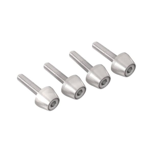 MOTONE CUSTOMS モートーン リアショック ドレスアップボルト ポリッシュ T100/T120 (02-25) SpeedTwin900 (16-24) Scrambler900 (17-25) OTSX4015W