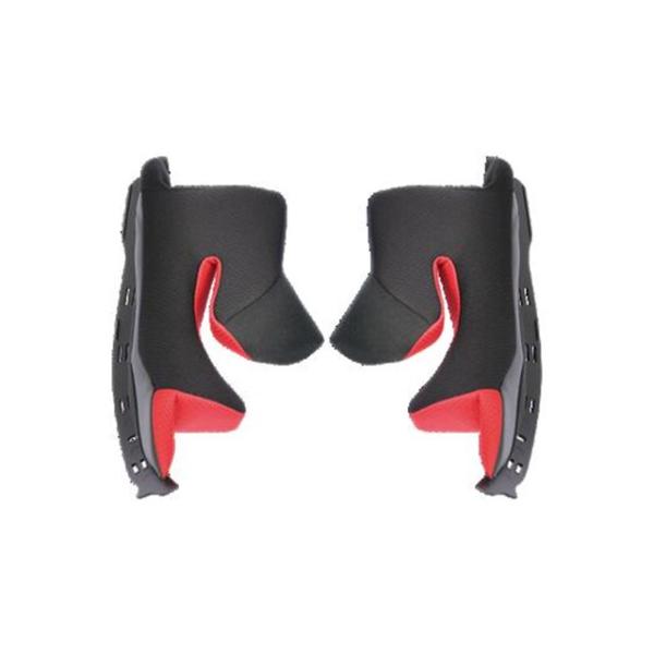 在庫有り OGK オージーケーカブト ヘルメット KF17チークパッドセット ブラック 20mm(L・XL)