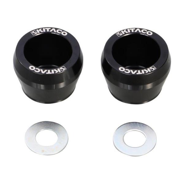 要納期確認 KITACO キタコ HONDA ホンダ グロム/モンキー125/ダックス125 アクスルプロテクターセット ブラック 498-9001050