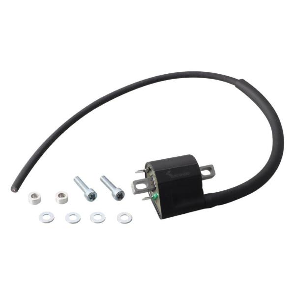 キタコ製イグニッションコイルはノーマルコイルと比べ、放電電圧を増大させ、出力、レスポンス、燃費向上が期待できます。TCI点火およびCDI点火方式の汎用タイプを採用。点火方式が適合すれば、補修用パーツとしても最適です。※適合確認が取れているの...