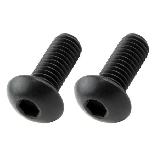 他サイト： 在庫有り POSH Faith ポッシュ フェイス ボタンキャップボルト（ステンレス/ブラック）（2本入）M5X12mm（P-0.8） ブラック 920512-B9の商品画像