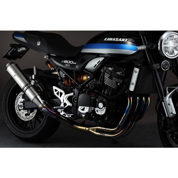 Kawasaki Z900RS/Z900RS CAFE AELLA アエラ「ワイバン」コラボ チタンフルエキゾーストマフラー 車検対応 チタンポリッシュ AELLA アエラ AE-42023