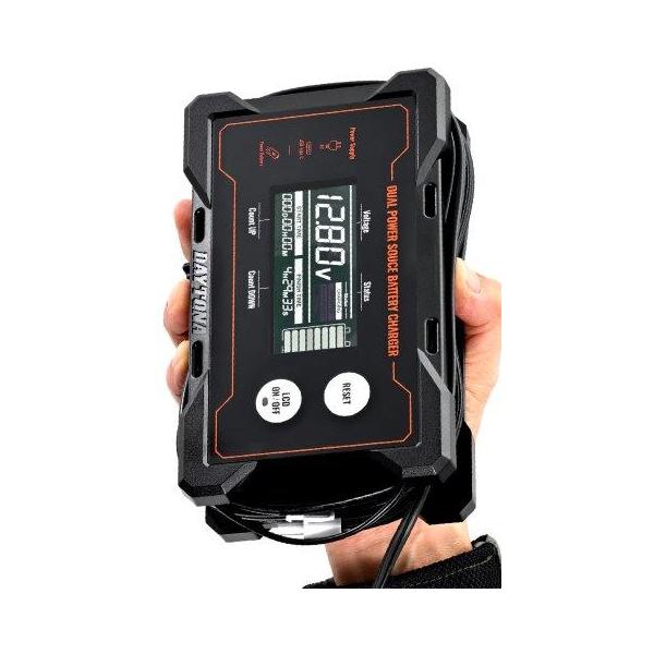 デイトナ DAYTONA バッテリー充電器 ポータブル デイトナ『ディスプレイ付きバッテリー充電器ポータブル