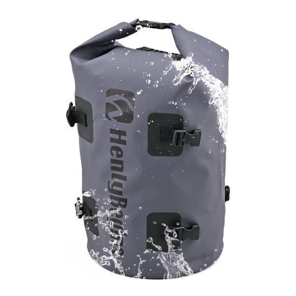 ヘンリービギンズ(Henly Begins) デイトナ バイク用 リュック / シートバッグ 防水 30L シート固定ベルト付属 DH-766 グレー 48379●高い防水性のある生地とシームレス加工により、水だけでなく泥跳ねからも荷物を守...