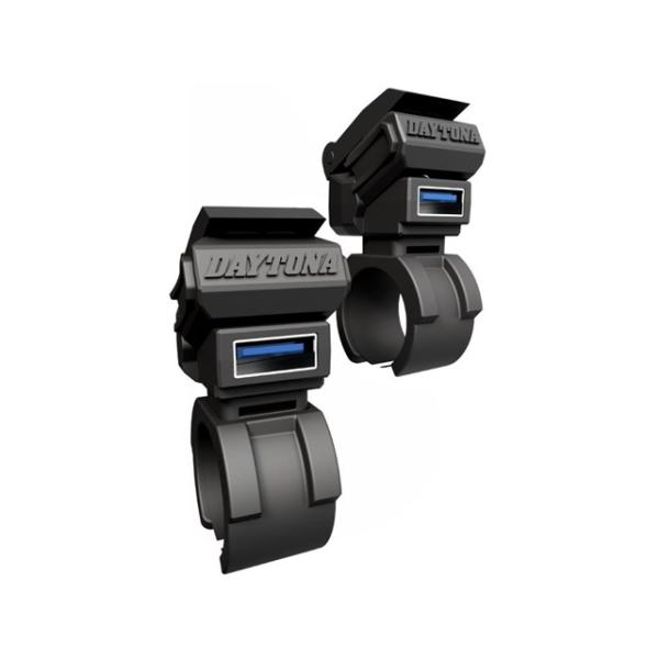 連絡用 DAYTONA（デイトナ） 在庫有り USB電源 USB-A+USB-A QC3.0対応 急速