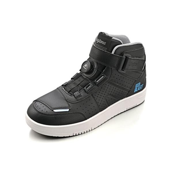 在庫有り デイトナ Daytona ライディングシューズ バイク シューズ パンチング ハイカット リール D-VT DS-501AIR ブラック 26.0cm 65828