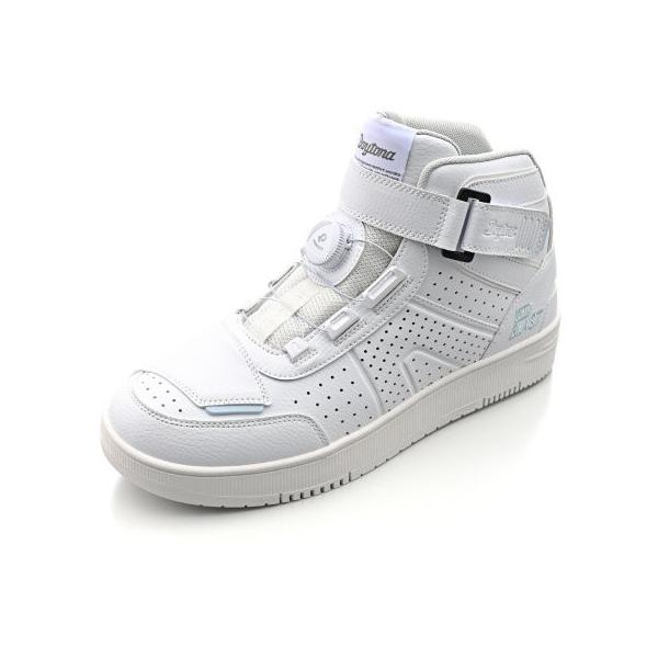 在庫有り デイトナ Daytona ライディングシューズ バイク シューズ パンチング ハイカット リール D-VT DS-501AIR ホワイト 27.0cm 65892