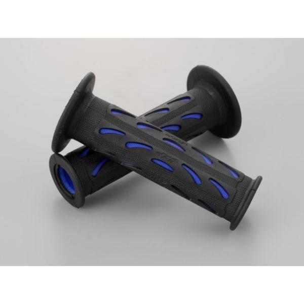 他サイト： 在庫有り DAYTONA デイトナ PROGRIP プログリップ 耐振GELシリーズ #724（全長120mm）ブラック/ブルー 98065の商品画像