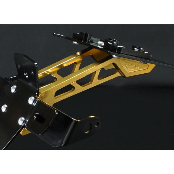かん G-Craft ASIA DUKE用 フェンダーレスキット ゴールド Gcraft Gクラフト