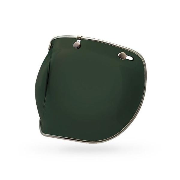 在庫有り BELL ベル ヘルメット アクティブ  3-SNAP BUBBLE DELUXE SHIELD WAYFARER GREEN JP7018139