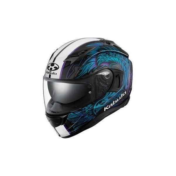 Kabuto フルフェイスヘルメット カムイ3エテルノ ブラックブルー Lサイズ KAMUI-3 ETERNO (カムイ3 エテルノ) フルフェイスヘルメット