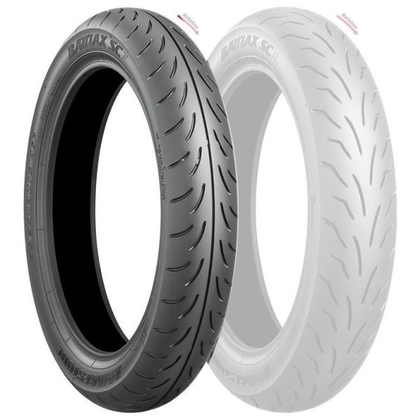 BRIDGESTONE ブリジストン BATTLAX SC (120/70-15M/C 56S TL) バトラックス SC バイク フロント チューブレスタイヤ MCS01851