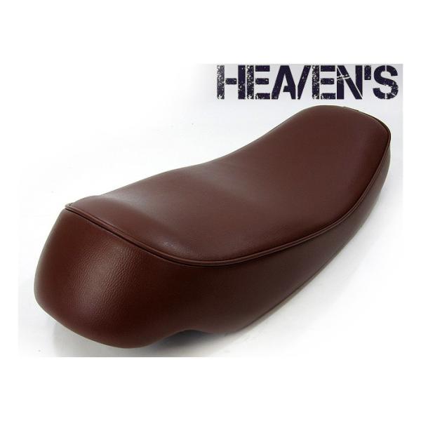 HEAVEN'S バイクシート ブラウン スタンダードソロシート ブラウン/タックロール | オートバイの