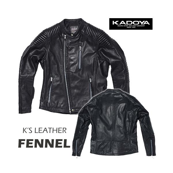 カドヤ（KADOYA） カドヤレザージャケット 革ジャン FENNEL フェンネル