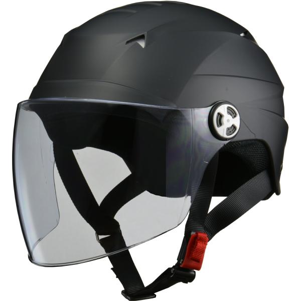 他サイト： 15日クーポン配布 リード工業 LEAD バイク スクーター 自転車 ハーフ ヘルメット SERIO RE-40 マットブラック フリーサイズ (57-60cm未満)の商品画像