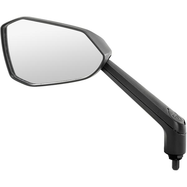 他サイト： タナックス TANAX バイク用 ミラー ナポレオン リッジミラーL アルミ鏡 10mm正ネジ 左側専用 1本入り NA-001Lの商品画像