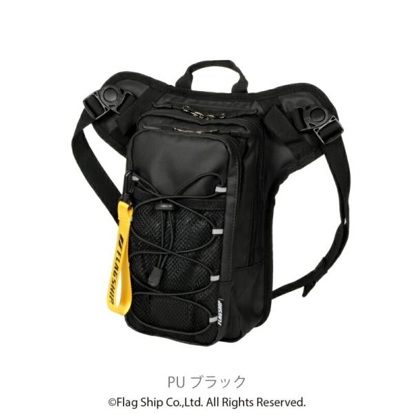 フラッグシップ Flagship バイク用 ボディ・レッグバッグ ベリアスホルスターバッグ PUブラック 約1.7L FB-858/PU/BK