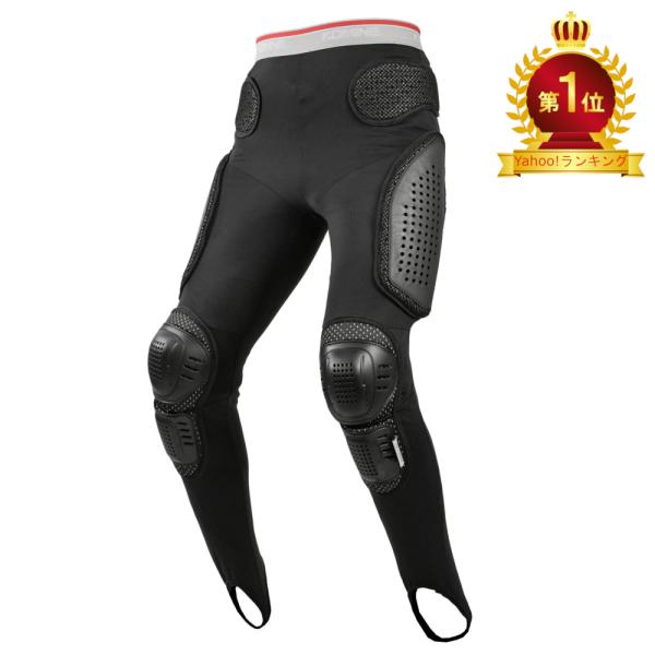 他サイト： コミネ KOMINE バイク用 プロテクションインナーウェア 膝(ひざ) 腰 SK-612 プロテクトメッシュアンダーパンツ ロング ブラック 黒 XLサイズ 04-612/BK/XLの商品画像