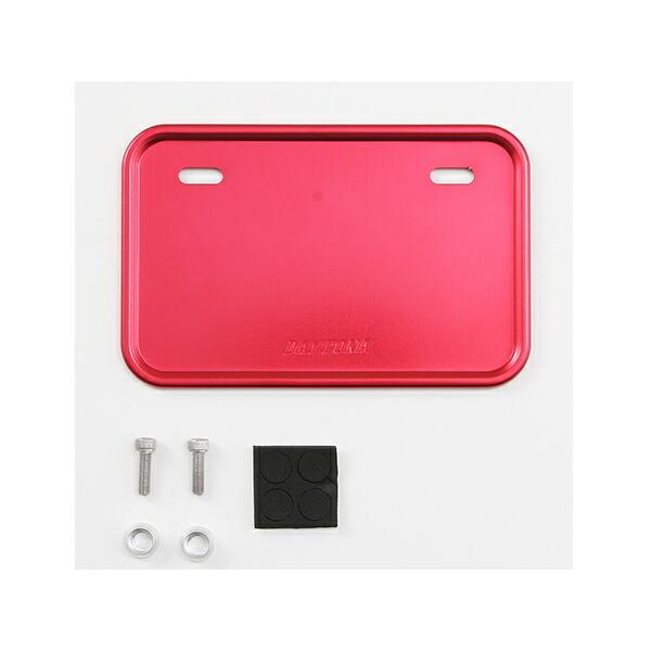 Daytona デイトナ バイク用 ナンバーフレーム アルミナンバープレートホルダー Sサイズ 原付用角型 レッド Itm Moto Zoa ヤフーショッピング店 通販 Yahoo ショッピング