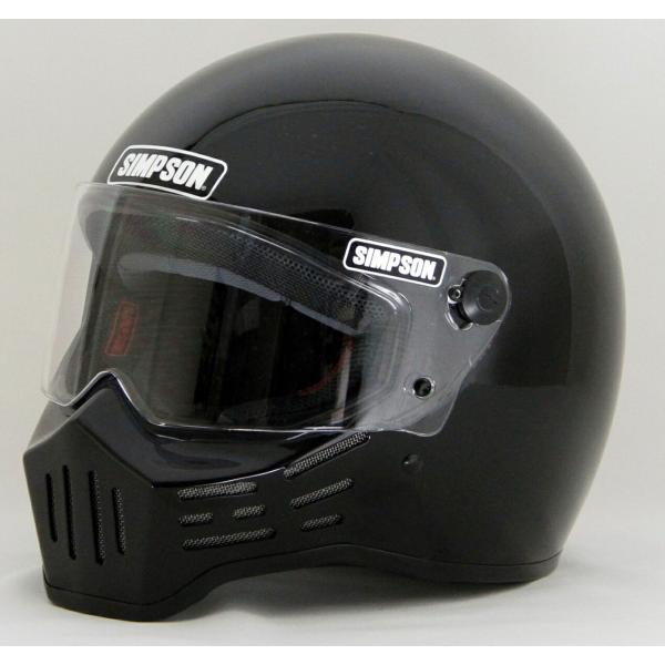 シンプソン　フルフェイス　M30 SIMPSON（シンプソン） バイク用 フルフェイスヘルメット M30 ブラック
