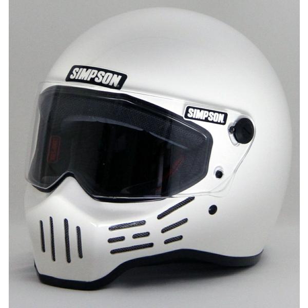 SIMPSON（シンプソン） バイク用 フルフェイスヘルメット M30 ホワイト