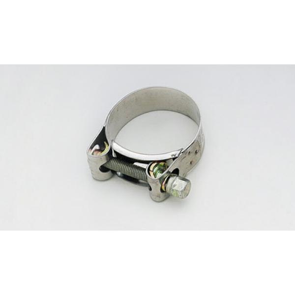 キジマ KIJIMA バイク用 サイレンサークランプ マフラーバンド 40-43mm バンド:ステン/ボルト：スチール 209-2601