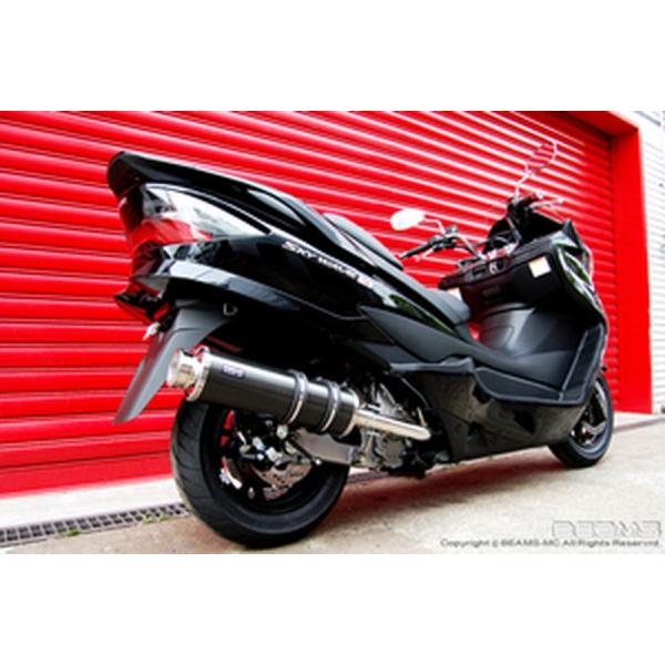 スカイウェイブ BEAMS マフラー BEAMS ビームス バイク用 マフラー SKYWAVE250 BA - CJ44A