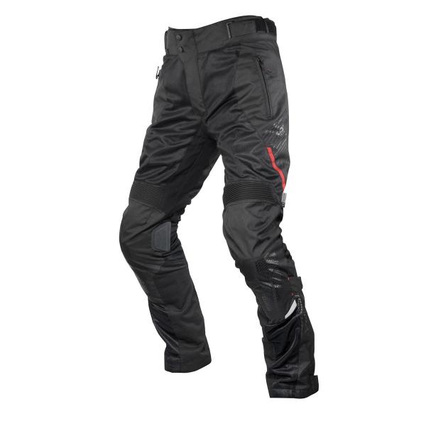 KOMINEブラックナイロンモーターサイクルパンツ バイカーパンツ4XLサイズ moto-zoa_itm0015780492