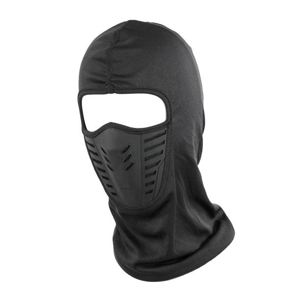 AK-353 CMAXマウスガードバラクラバ優れた蒸散効果を備える速乾冷却素材COOLMAX?を使用したインナーマスク。薄手の使用でヘルメット着用時の窮屈さを軽減。 ●SizesFree●ColorsBlack●MaterialsPolye...