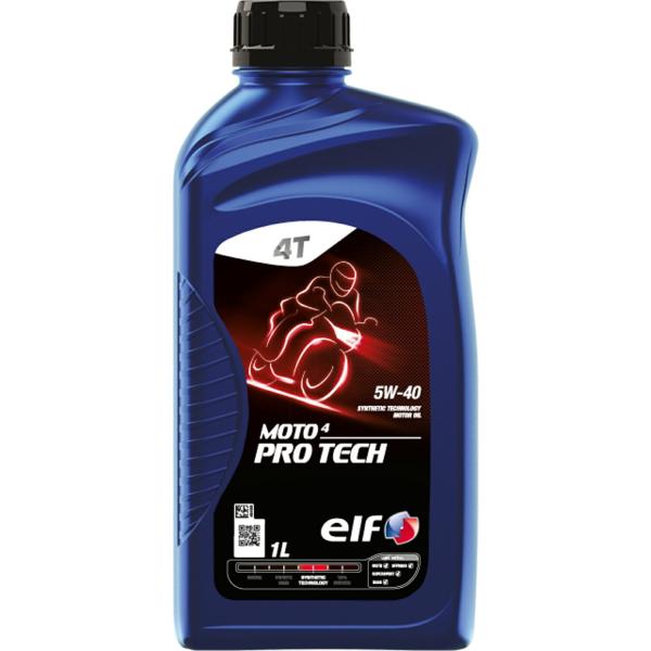 elf(エルフ) バイク用 4st エンジンオイル MOTO 4 PRO TECH (モト 4 プロテック) 5W-40 全化学合成油 1L 214004