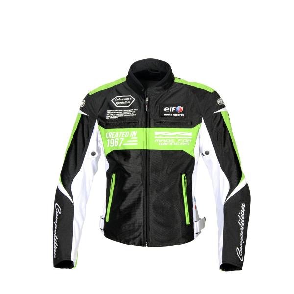 elf moto sports バイクジャケット メッシュ LL elf フラッグシップ エルフ バイク ジャケット 春夏 EJ-S103