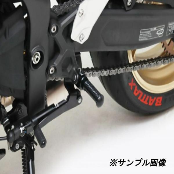 ACTIVE (アクティブ) バイク用 ステップバー ライダー側 ブラック