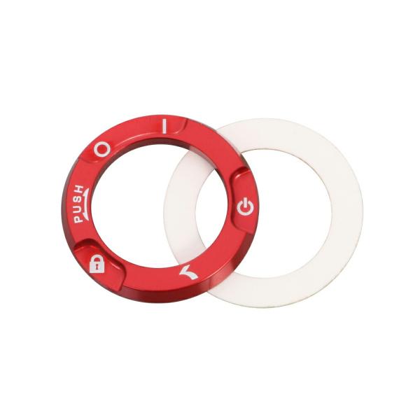 KITACO（キタコ） アルミキーボックスカバー タイプ3・レッド