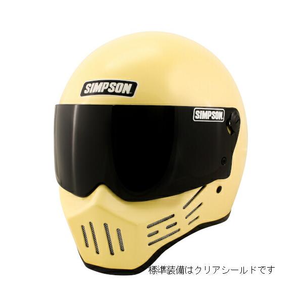 SIMPSON（シンプソン） バイク用 フルフェイスヘルメット M30 クリーム