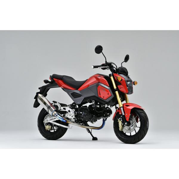 OVER RACING オーバーレーシング マフラー フルエキ チタン グロム OVER RACING 19日クーポン配布 Racing(オーバーレーシング