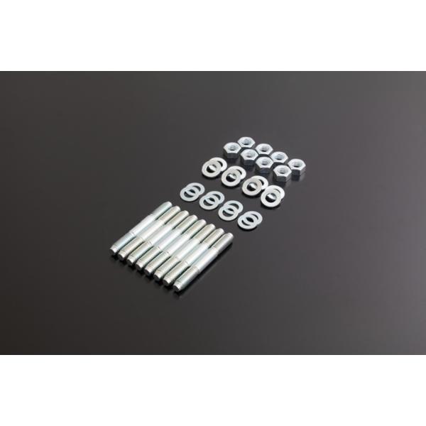 PMC(ピーエムシー) バイク用 排気系(マフラー等) Z1/Z2 スチール エキゾーストスタッドボルトセット (6mm) 8本1セット 156-2011