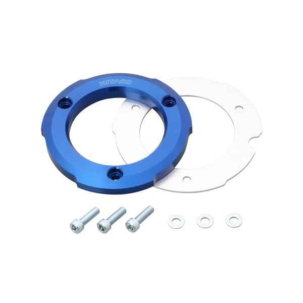 KITACO キタコ バイク用 Rクランクケースカバーリング 右側 ブルー モンキー125(JB02)・スーパーカブC125(JA48) 307-1310610