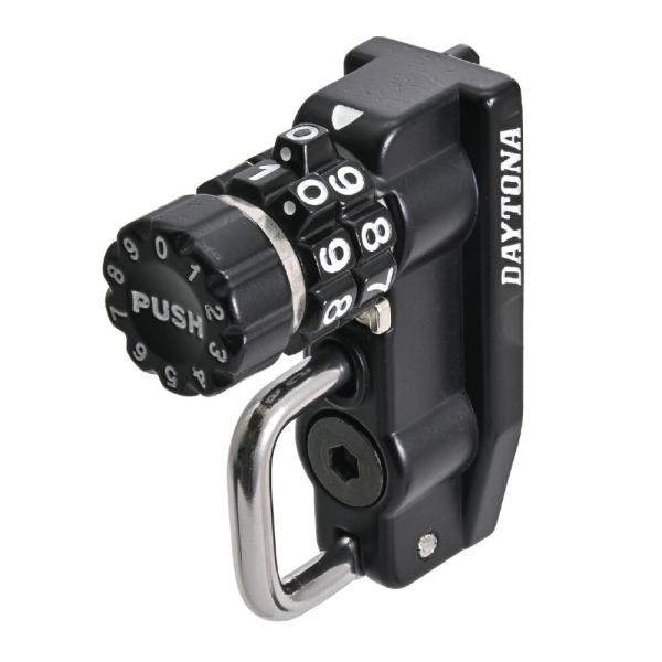 他サイト： 24-26日クーポン配布 デイトナ DAYTONA バイク用 盗難防止 防犯 ヘルメットロック 補修品 SR400/500/FI適合 ヘルメットホルダー本体のみ ダイヤルタイプ 42158の商品画像