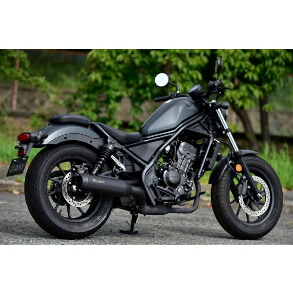 ビームス BEAMS バイク用 JMCA 政府認証 パワーヘッダー RS マットブラック スリップオン マフラー サイレンサー レブル250 2BK-MC49 G181-25-000